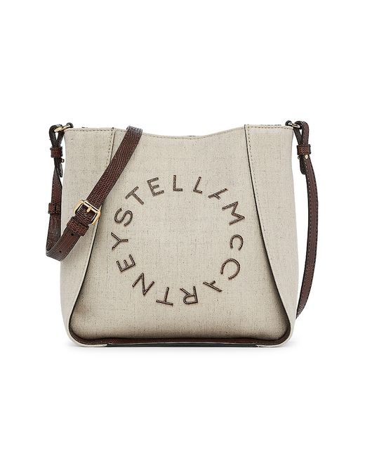 Stella McCartney Logo-Detailed Embossed Crossbody Bag