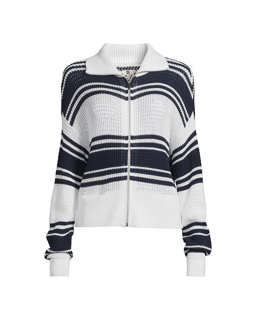 Nic+Zoe Mixed Stripe Sweater Jacket