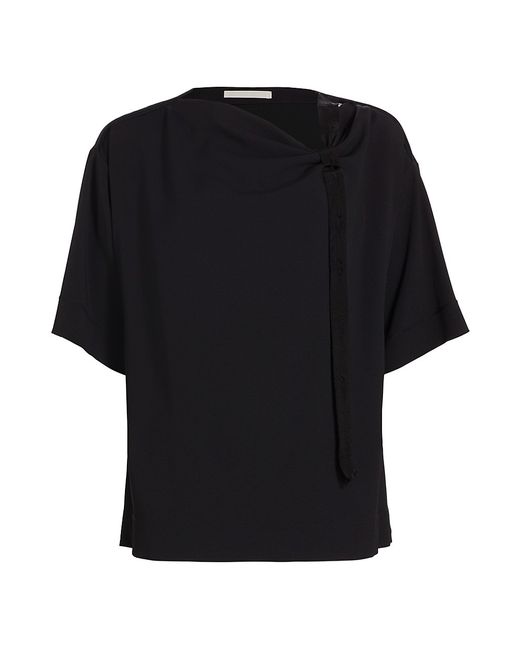 Jason Wu Collection Draped Tie Boatneck Top