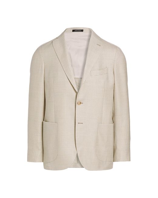Saks Fifth Avenue COLLECTION Houndstooth Wool-Blend Two-Button Sport Coat