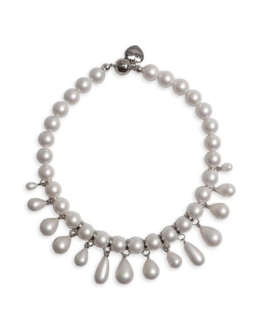 Julietta Scarlet Imitation Pearls Necklace