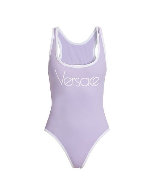 Versace Logo One-Piece Swimsuit