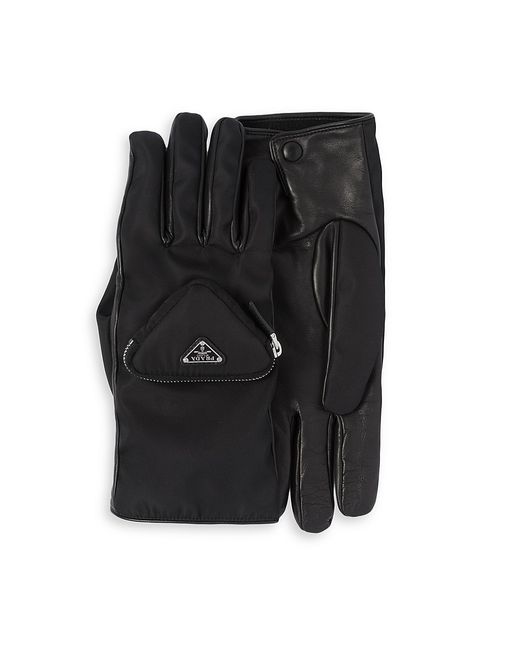 Prada Re-Nylon and Nappa Gloves