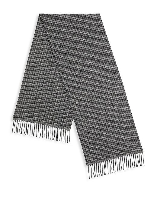 Saks Fifth Avenue COLLECTION Houndstooth Cashmere Scarf