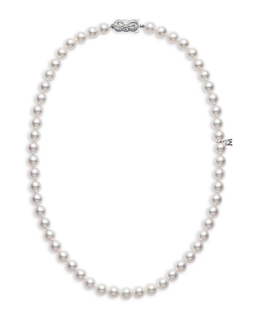 Mikimoto Essential Elements 18K 6.5MM Cultured Akoya Strand Necklace