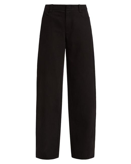 Vince Washed Twill Wide-Leg Pants