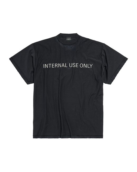 Balenciaga Internal Use Only Inside-Out Oversized T-Shirt