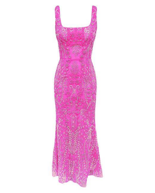 Dress the population Tyra Embellished Mermaid Gown