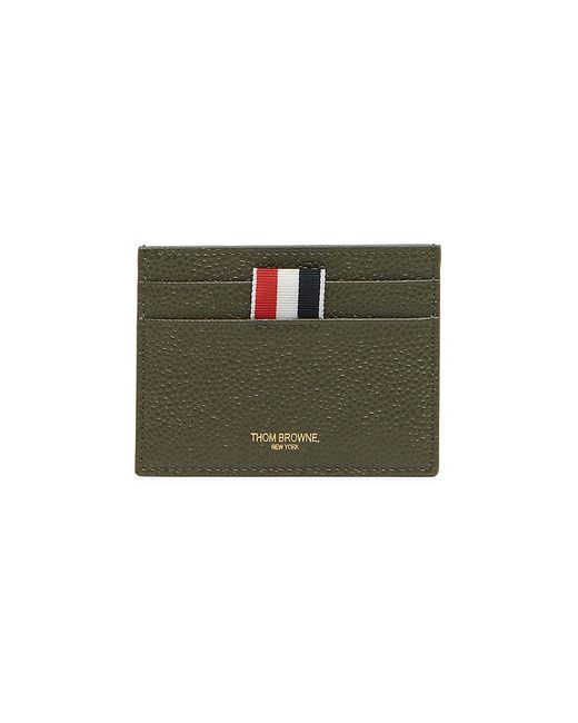 Thom Browne Striped Leather Card Holder