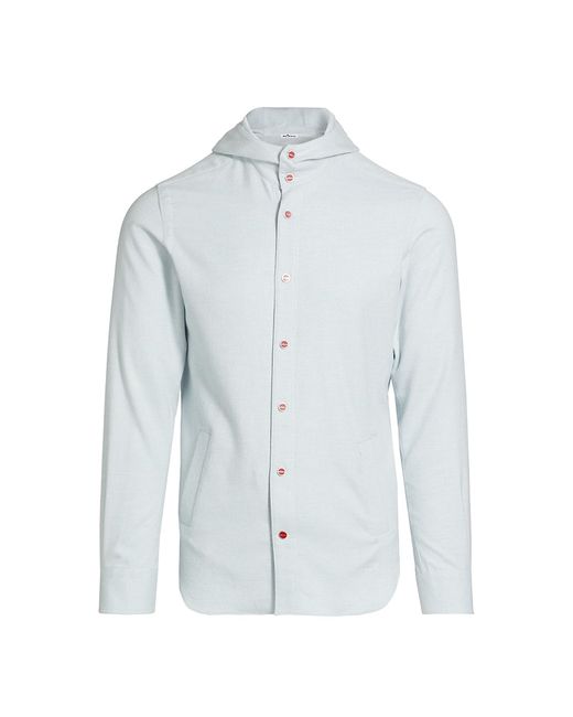 Kiton Mariano Hooded Shirt 15.75