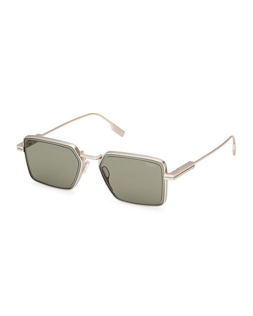 Z Zegna D321 56MM Rectangular Sunglasses