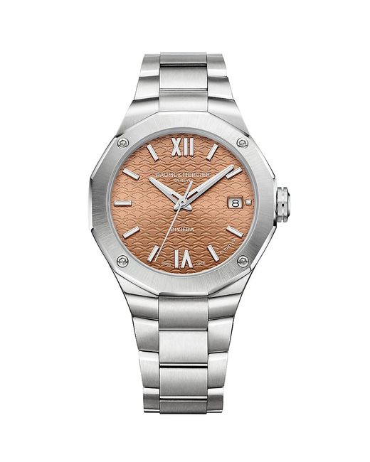 Baume & Mercier Riviera 10764 Stainless Bracelet Watch/36MM