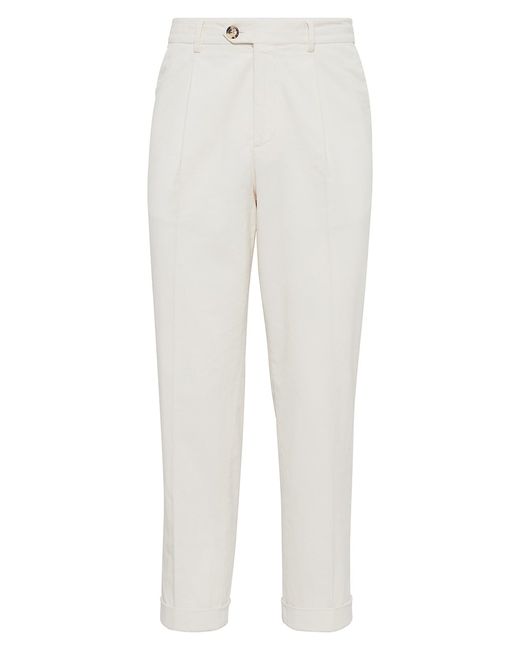 Brunello Cucinelli Leisure Fit Trousers with Pleat