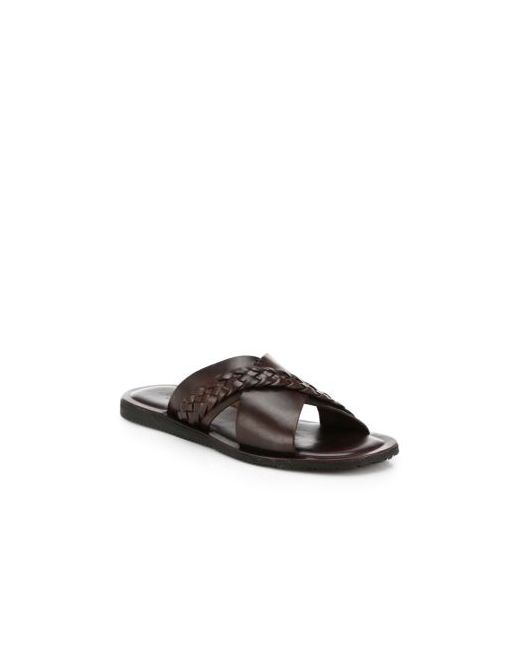 Saks Fifth Avenue COLLECTION Leather Criss-Cross Sandals