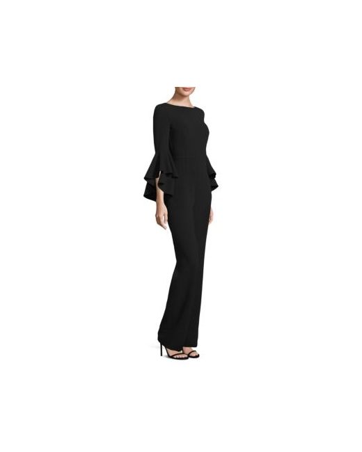 Michael Kors Collection Wool Bell Sleeve Jumpsuit