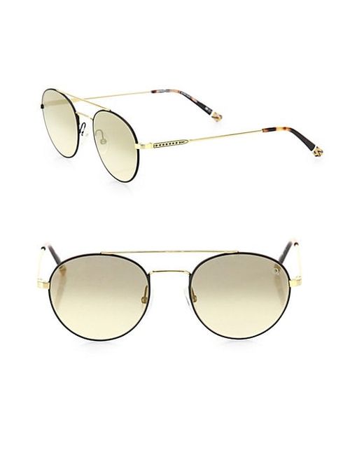 Etnia Barcelona Vintage Born Sun 50MM Double-Bridged Round Sunglasses