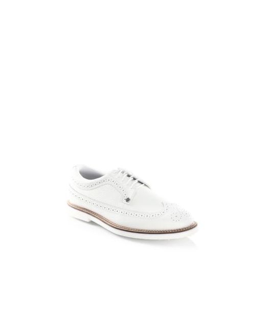 G/Fore Long Wingtip Snow Oxford Leather Shoes