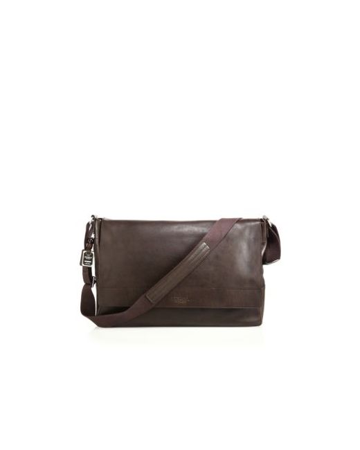 Shinola Leather East-West Messenger Bag