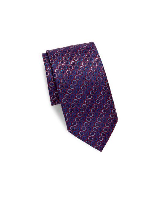 Canali Ring Silk Tie