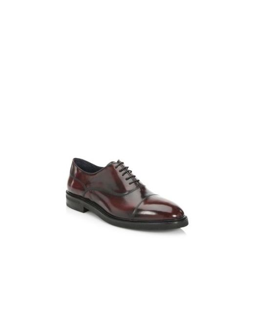 Saks Fifth Avenue COLLECTION Radiant Leather Derbys