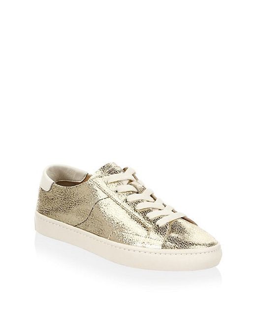 Soludos Lace-Up Leather Sneakers
