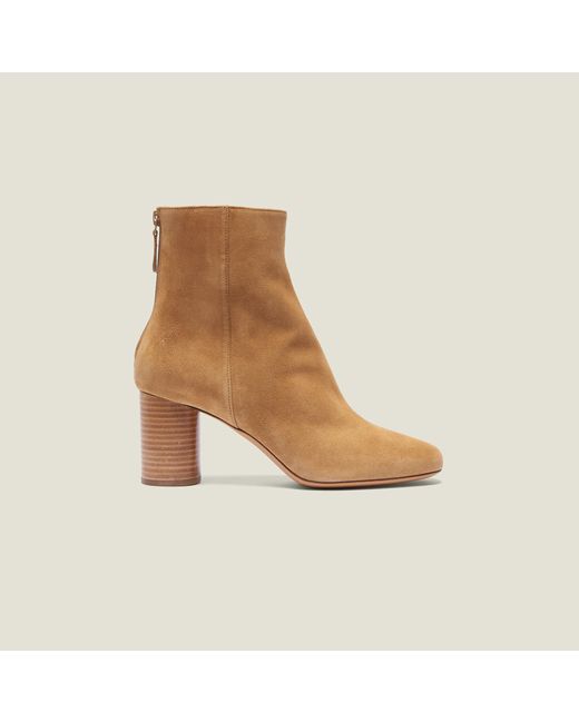 Sandro Split leather ankle boots