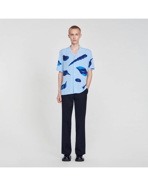 Sandro Seashell pattern shirt