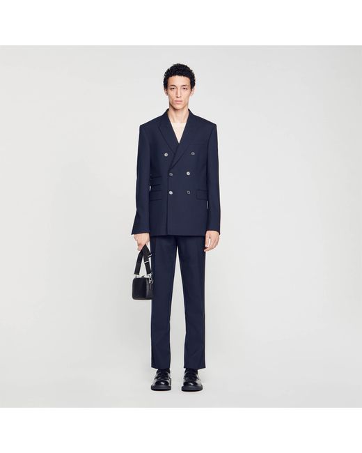 Sandro Double-breasted suit jacket