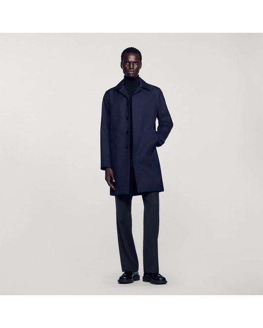 Sandro Waterproof technical fabric coat