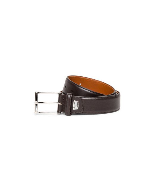 Santoni Leather Adjustable Belt 85 Cm