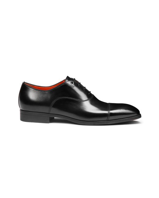 Santoni Leather Oxford Shoe