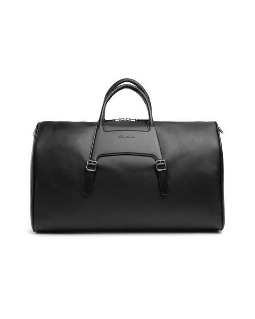 Santoni Leather Weekend Bag