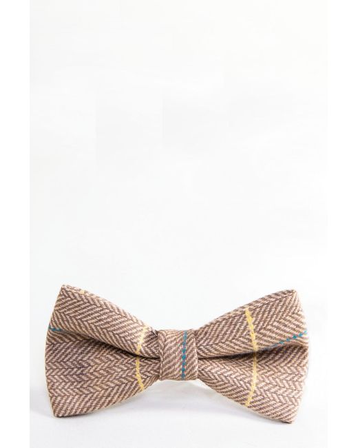 Santoro Milan Dx7 oak Tweed bow tie