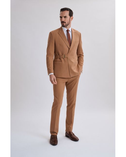 Santoro Milan Riccardo Tan Two Piece Suit