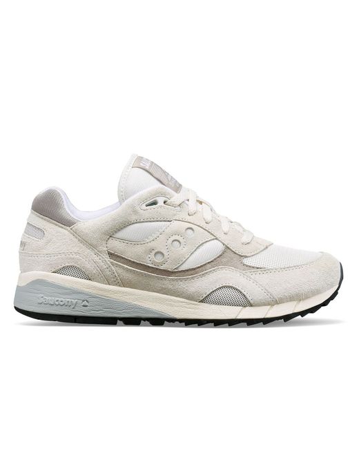 Saucony Trainers Shadow 6000 White UK 4.5M