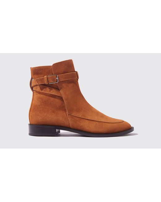 Scarosso Boots Kelly Chestnut Suede leather