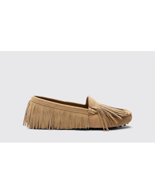 Scarosso Driving Shoes Cochise Suede Leather