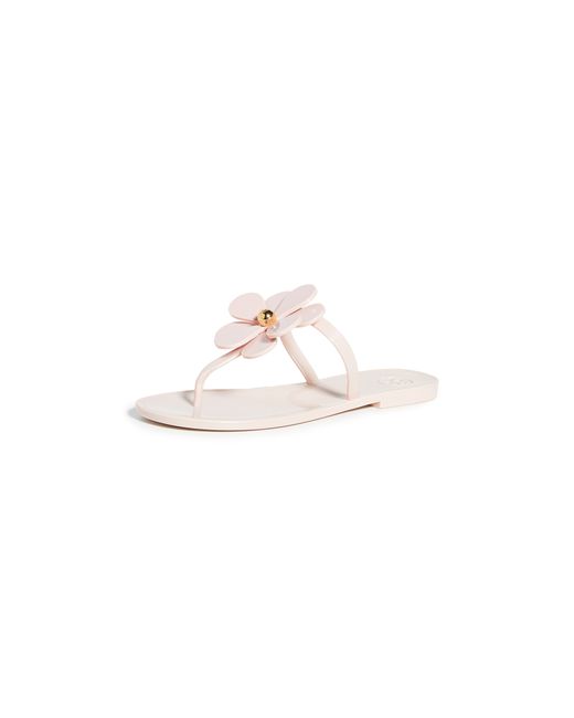 Tory Burch Flower Jelly Thong Sandals