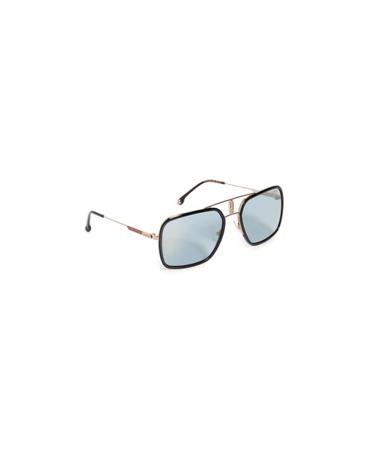 Carrera Metal/Acetate Square Aviator Sunglasses