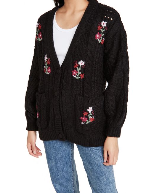 For Love and Lemons Amaryllis Button Down Cardigan