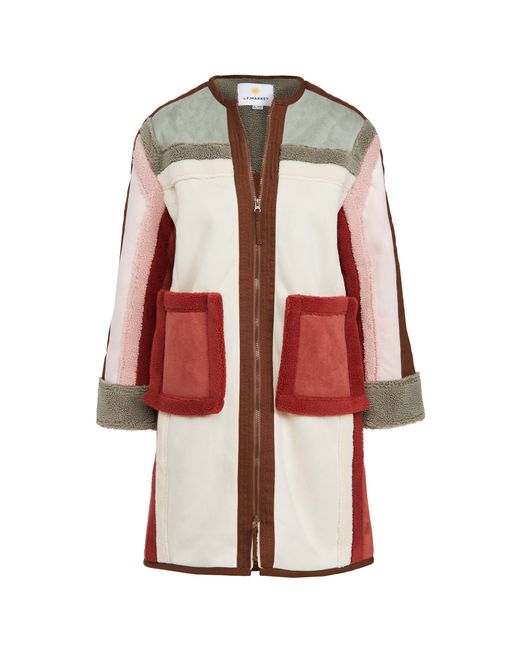 L.F. Markey Heath Colorblocked Coat