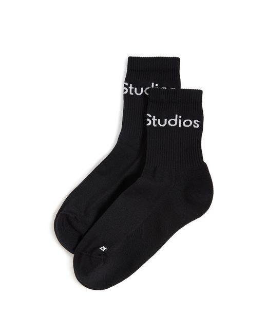 Acne Studios Logo Socks