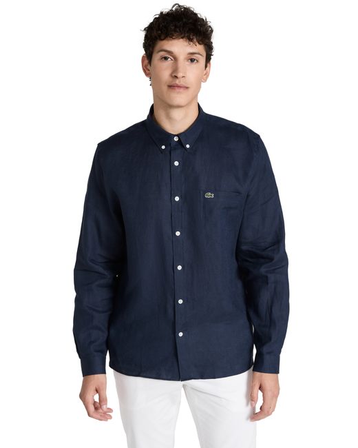 Lacoste Regular Fit Casual Button Down Shirt