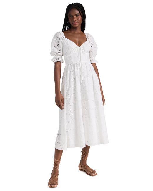 Hill House Home The Ophelia Dress in Eyelet