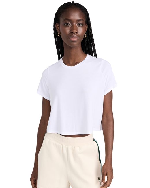 Alo Yoga Cropped All Day Short Sleeve Tee