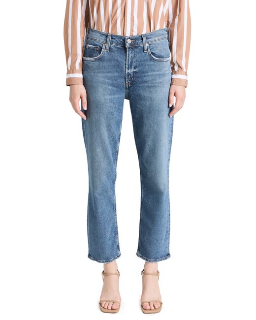 Agolde Kye Mid Rise Straight Crop Jeans