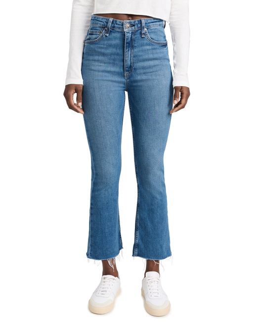 Rag & Bone Casey High-Rise Ankle Flare Jeans