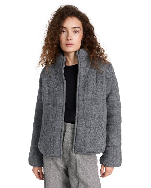 Sablyn Cable Knit Puffer Jacket