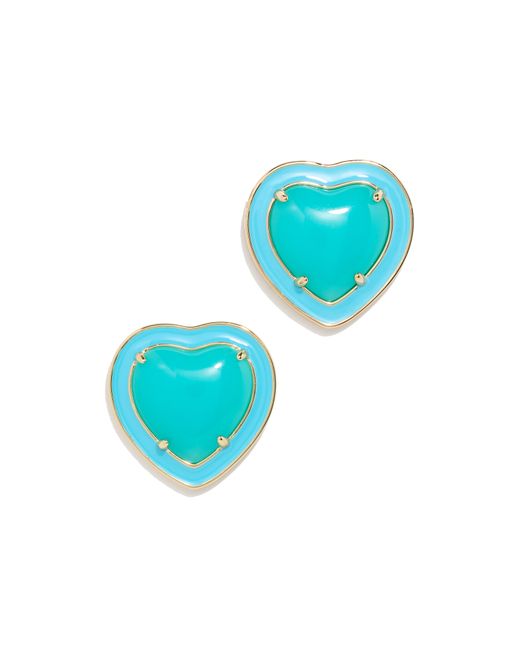 Alison Lou Heart Jelly Button Studs