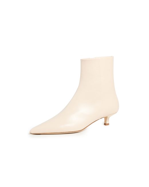 Aeyde Sofie Nappa Leather Creamy Booties